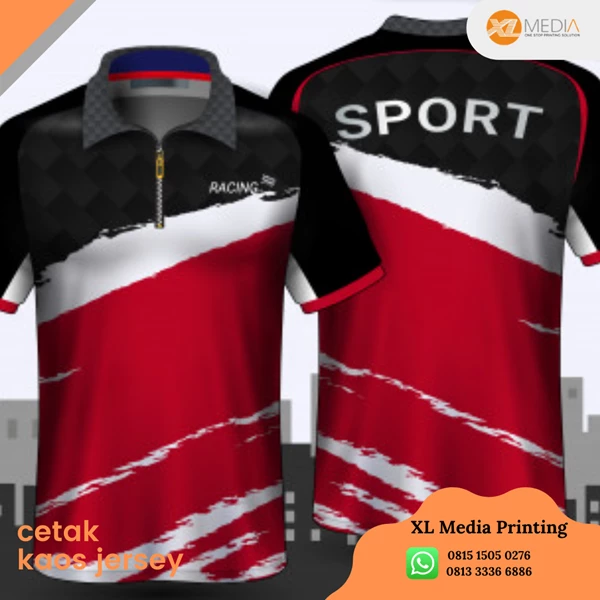 Kaos Sablon dan Cetak Kaos olahraga Jersey Bikers Surabaya