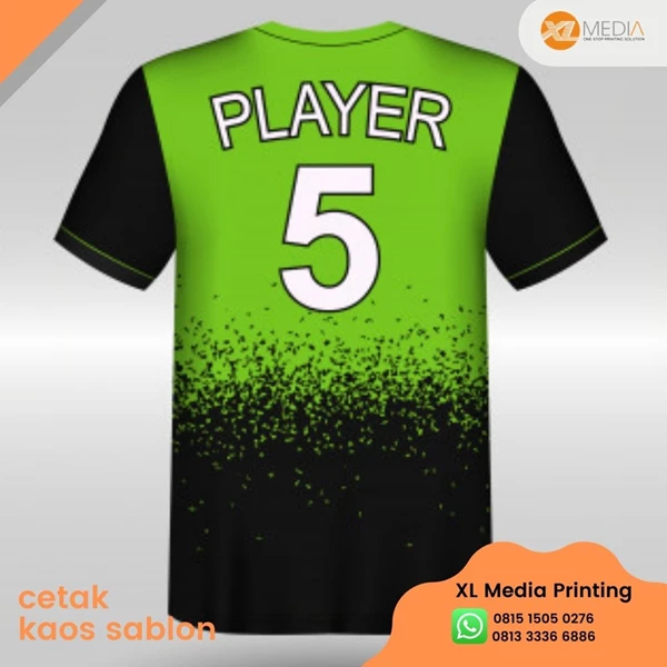 T-Shirt Screen Printing T-shirt Futsal Jersey Surabaya