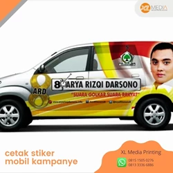 Stiker Mobil Kampanye Surabaya
